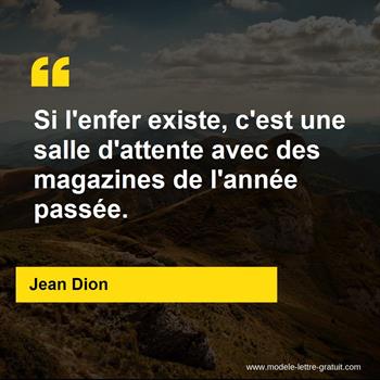 Citations Jean Dion