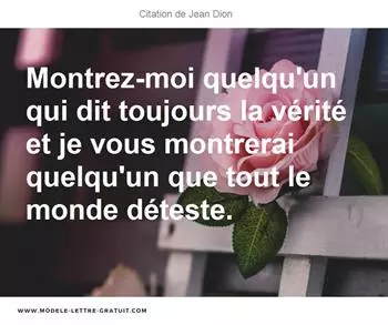 Citations Jean Dion