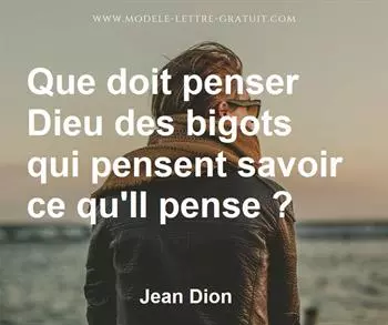 Citation de Jean Dion