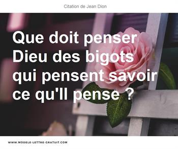Citations Jean Dion