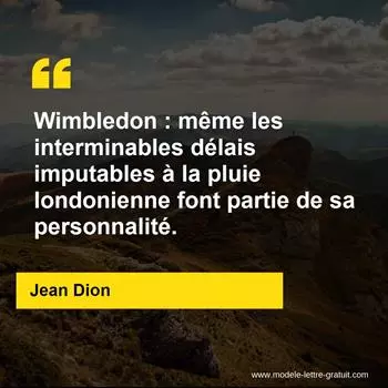 Citation Jean Dion