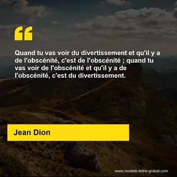Citation Jean Dion