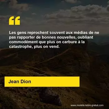 Citation Jean Dion