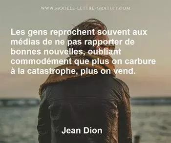 Citation de Jean Dion