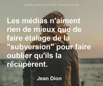 Citation de Jean Dion
