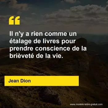 Citation Jean Dion