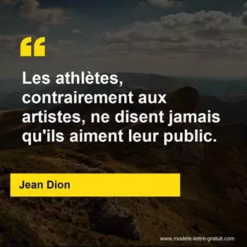 Citation Jean Dion