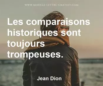 Citation de Jean Dion