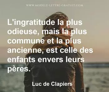 Citation de Luc de Clapiers