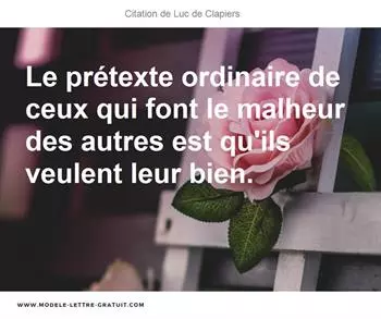 Citations Luc de Clapiers