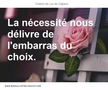 Citations Luc de Clapiers
