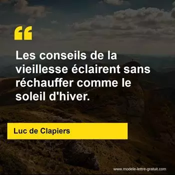 Citation Luc de Clapiers