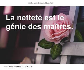 Citations Luc de Clapiers