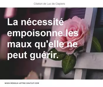 Citations Luc de Clapiers