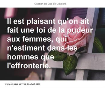 Citations Luc de Clapiers
