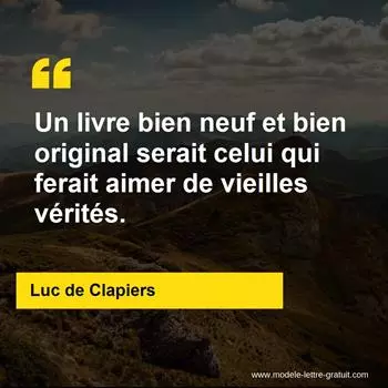 Citation Luc de Clapiers