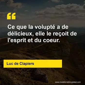Citation Luc de Clapiers