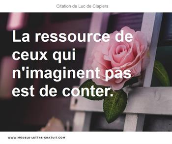 Citations Luc de Clapiers