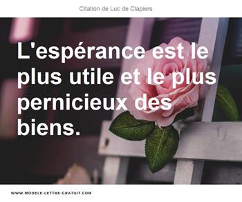 Citations Luc de Clapiers