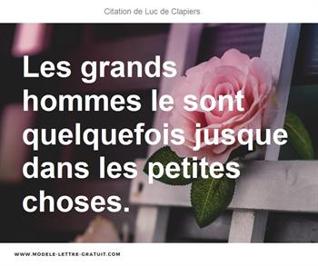 Citations Luc de Clapiers