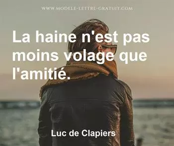 Citation de Luc de Clapiers