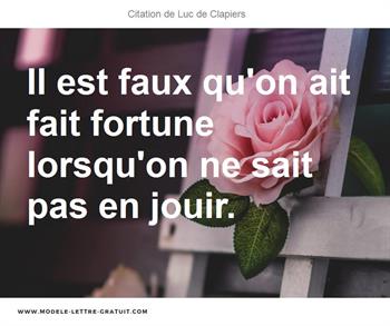 Citations Luc de Clapiers