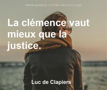 Citation de Luc de Clapiers