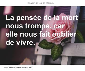 Citations Luc de Clapiers