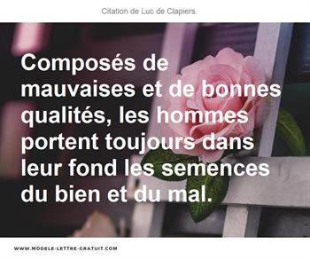 Citations Luc de Clapiers