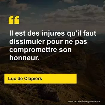 Citation Luc de Clapiers