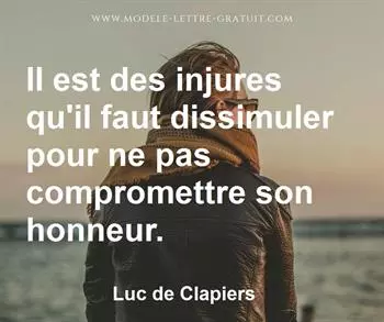 Citation de Luc de Clapiers