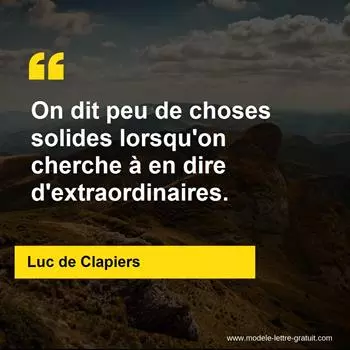 Citation Luc de Clapiers