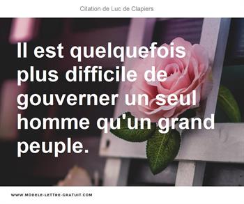 Citations Luc de Clapiers