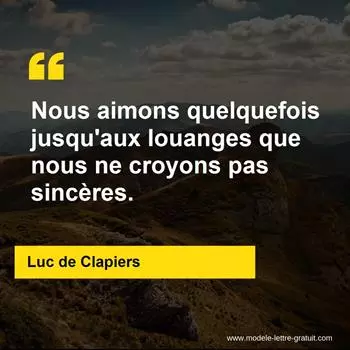 Citation Luc de Clapiers