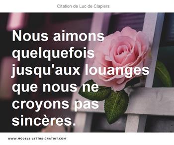 Citations Luc de Clapiers