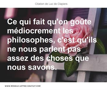Citations Luc de Clapiers