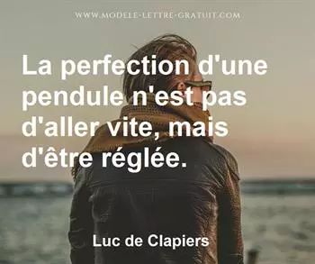 Citation de Luc de Clapiers