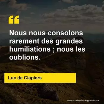Citation Luc de Clapiers