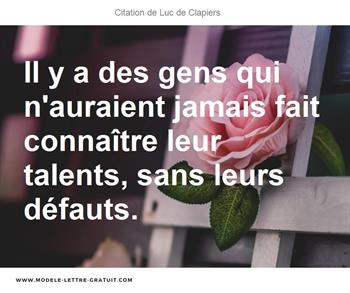 Citations Luc de Clapiers