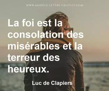 Citation de Luc de Clapiers