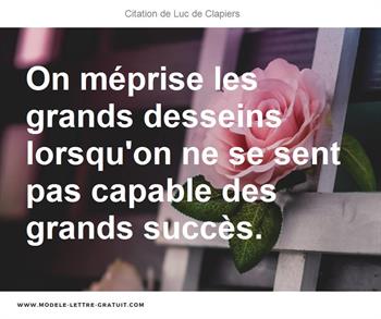 Citations Luc de Clapiers