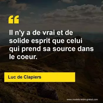 Citation Luc de Clapiers