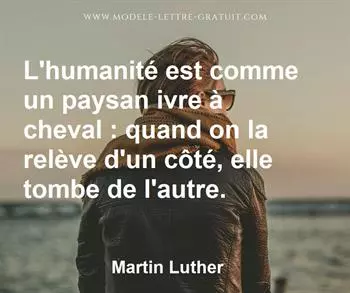 Citation de Martin Luther