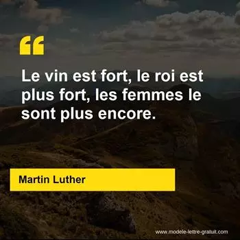 Citation Martin Luther