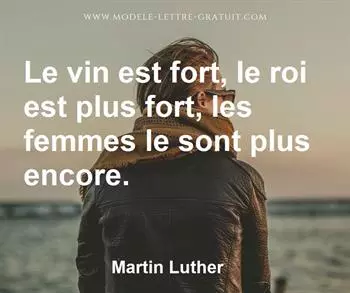 Citation de Martin Luther