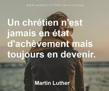 Citation de Martin Luther