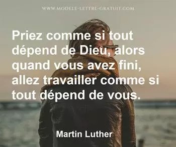 Citation de Martin Luther