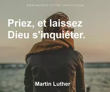 Citation de Martin Luther