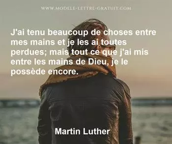 Citation de Martin Luther