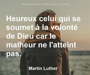 Citation de Martin Luther